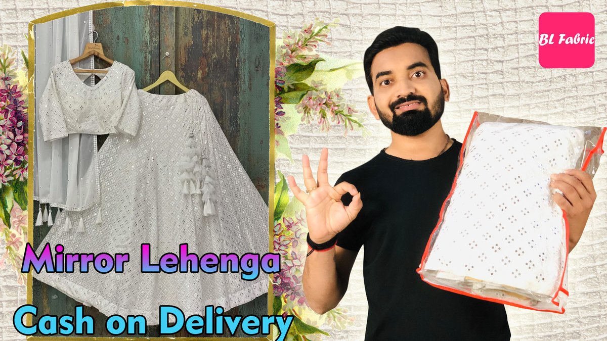 blfabric's tweet photo. Affordable White color Mirror work Designer Lehenag choli/Engagement &amp; W... https://t.co/98SU022luv via @YouTube https://t.co/NpKD5vdtDr