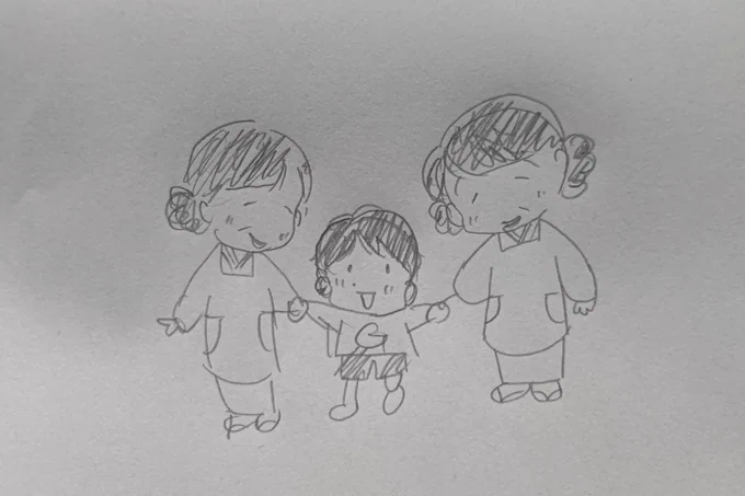 どんなビジュアルかは知らんけど😂
大きいおばあちゃん
小さいおばあちゃん
げんちゃん

落書き 