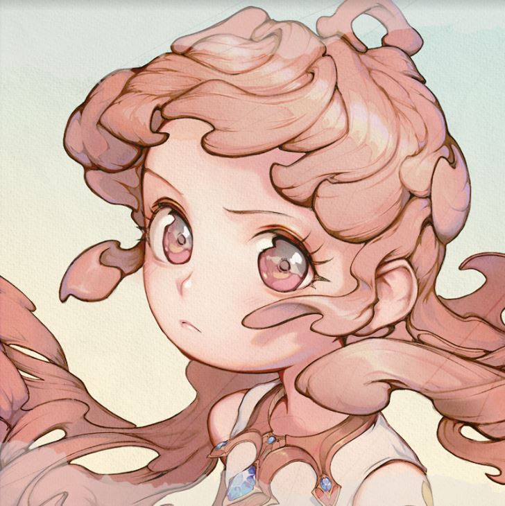 PlaySuperPlanet's tweet photo. "#ZIO_and_the_Magic_Scrolls #App_Icon #Production_Process #Revealed

The face of Zio and the Magic Scrolls! 
We are revealing the production process of our App Icon! 

Check out the images in order! :)

You can check the completed app icon here!

▷Pre-Reg
https://t.co/B2UBTujHVf https://t.co/3CAnhvtoh2