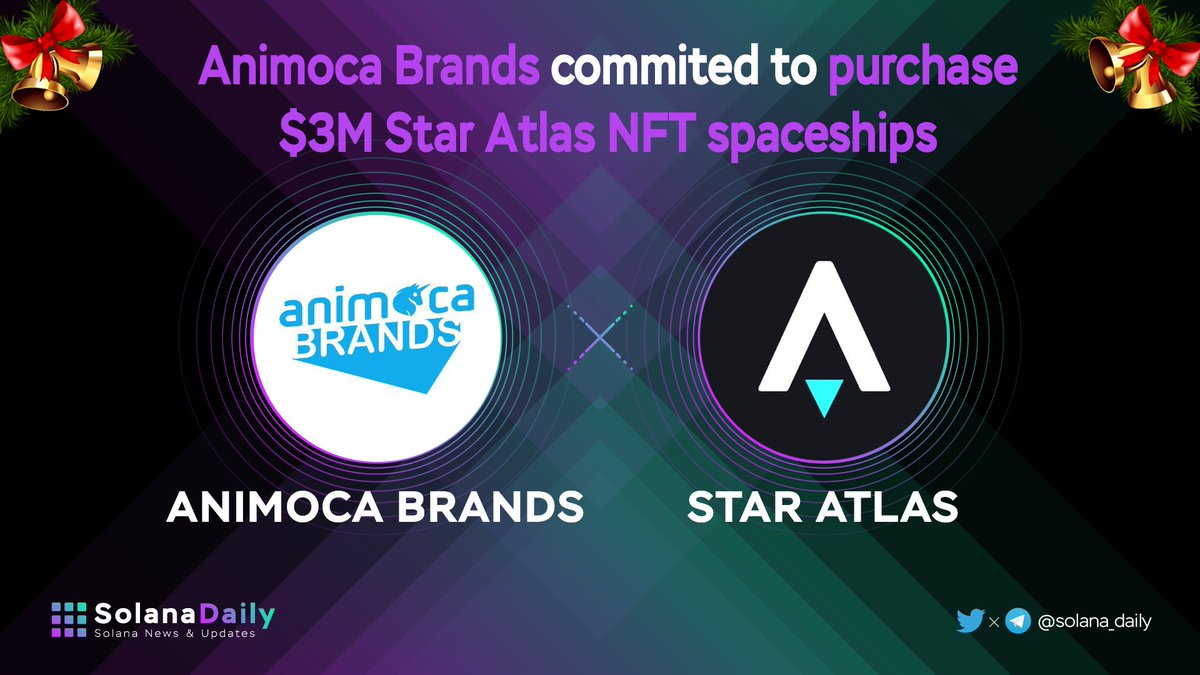 solana_daily's tweet photo. 📌@AnimocaBrands commited to purchase $3M @staratlas NFT spaceships
 
👍All revenue from the sale will be contributed to the continued development of Star Atlas metaverse

To get more details: https://t.co/oS37g1BG7S
@solana #SOLANA $SOL #solszn #Solanaszn https://t.co/lDk4WYW5Gp