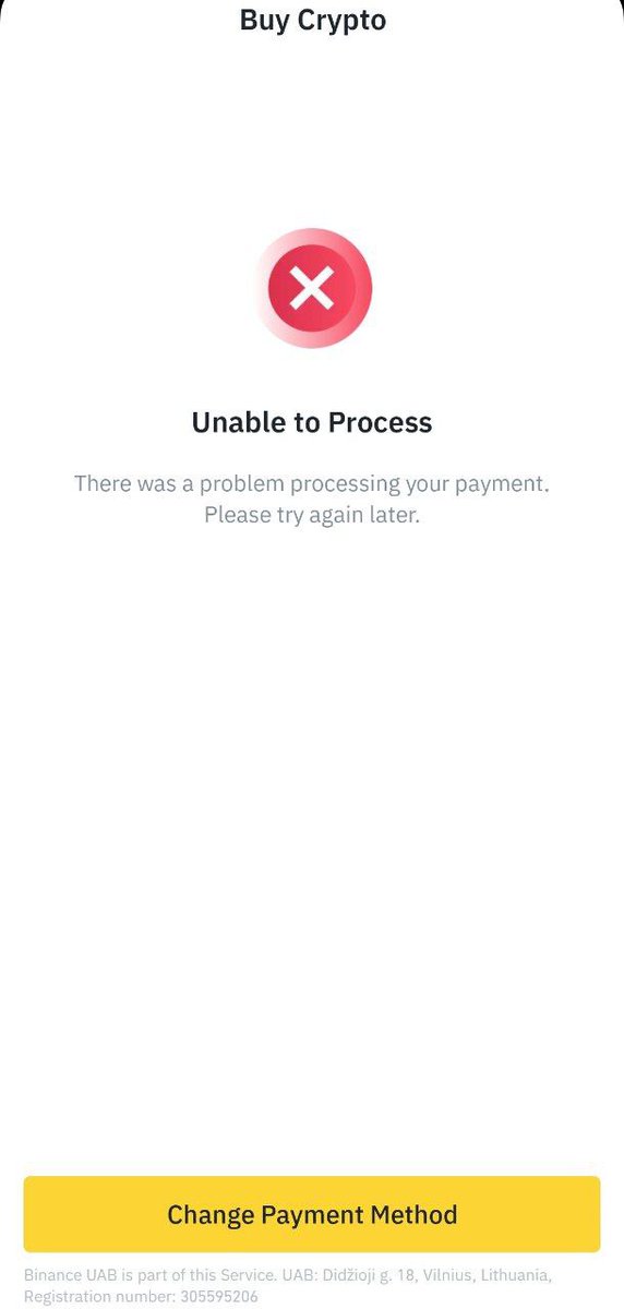 Looti2021's tweet photo. @cz_binance Mate is something wrong with UK bank deposits? Couldn't deposit using any card. https://t.co/f8Lci1zzVT
