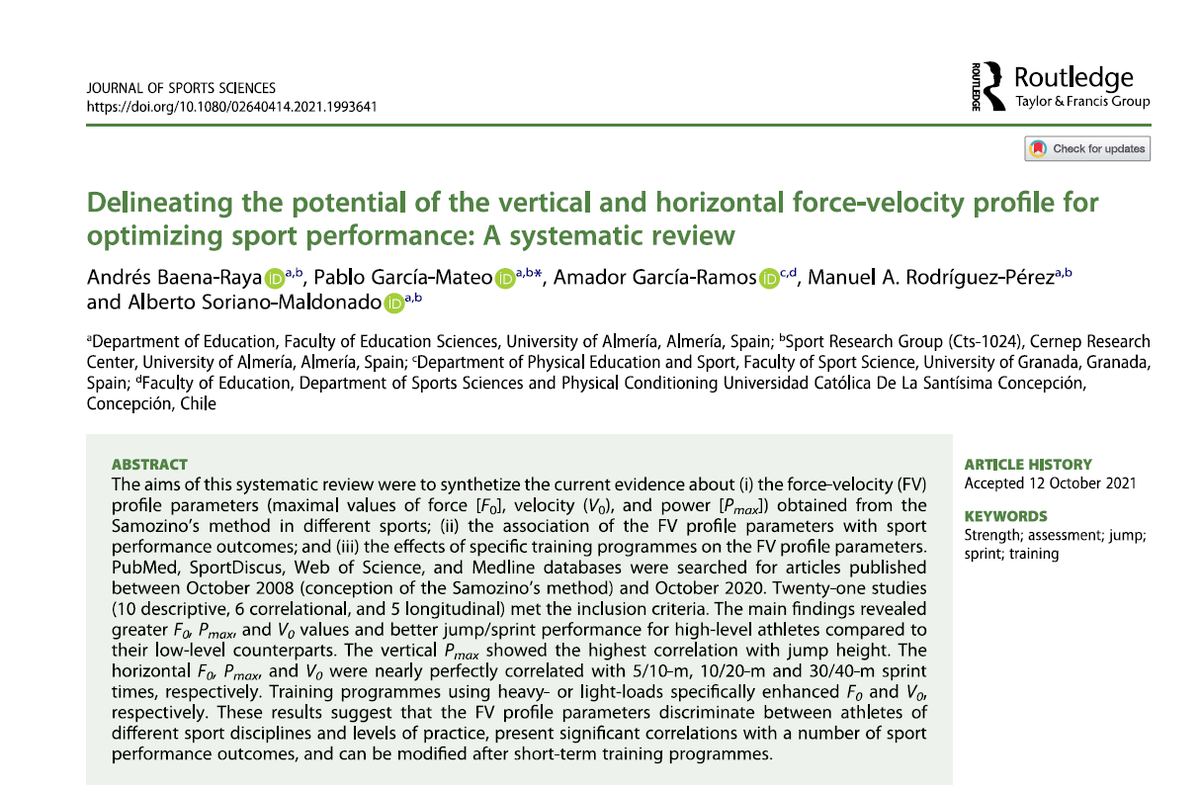 andresbaena96's tweet photo. 🗞️6 papers: Force-Velocity Profile and Change of Direction #Performance 
+ to come!🚨

https://t.co/a9mpPaQHAP
https://t.co/gZ446QFbZo
https://t.co/Aaswy5DqFu
https://t.co/YJUI3sXszA
https://t.co/JfcJ17czt3
https://t.co/FKj9Ccy7zN https://t.co/4Lo1kJLHw9