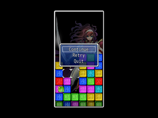 KotatsuAkira's tweet photo. Now with character-background and pause-menu.
#RPGツクール #RPGMaker #RGSS3
#パネルでポン #パネポン https://t.co/1iO3B2owYM