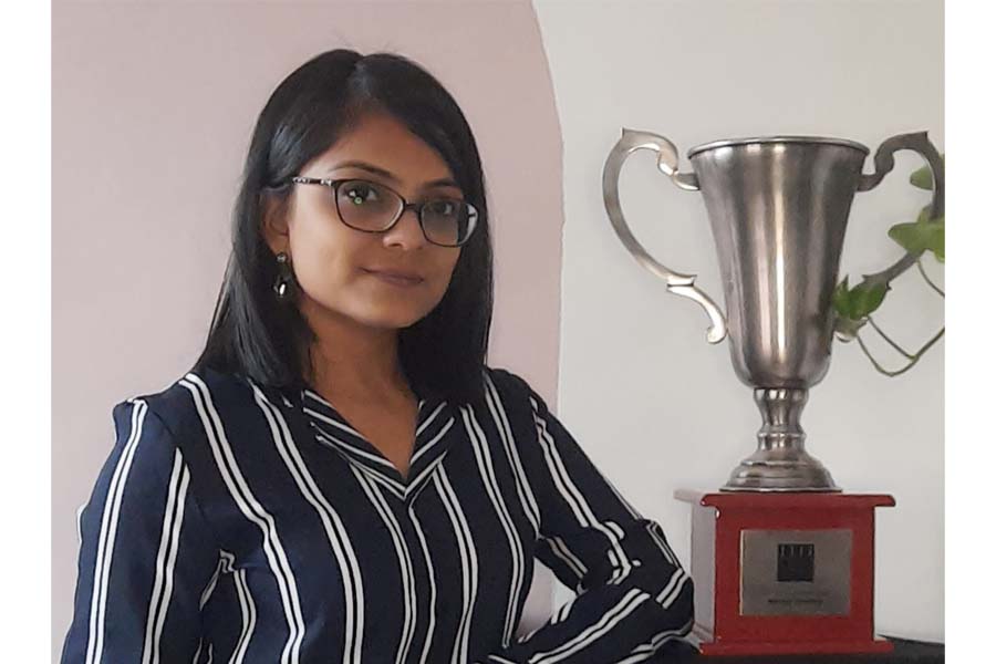 NID_India's tweet photo. Khushbu Sarang, BDES Furniture &amp; Interior Student wins the EDIDA INDIA 2021 Award in the Student of the Year. It is the seventh consecutive win for NID students.

More on FB: https://t.co/R7T8z9L4m8

Award ceremony: https://t.co/0LgWo7COvv

#Design #India #NID  #DPIIT https://t.co/9T538h1io7