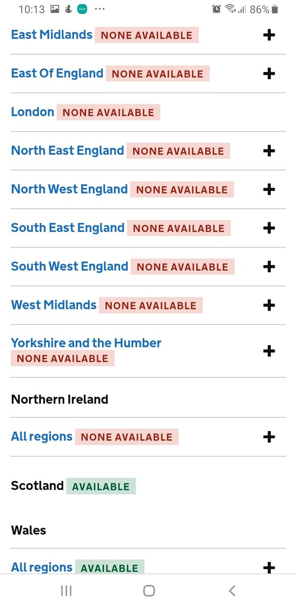 I've had the dreaded positive LFT and unless I want to travel to Scotland or Wales there are no PCR tests available. Come on @UKGovEng what's going on?