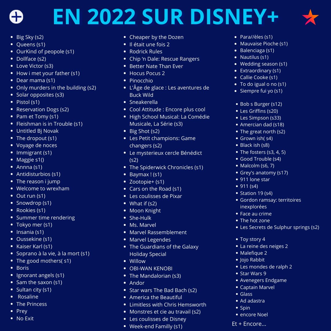 Disney+ News FR tweet media