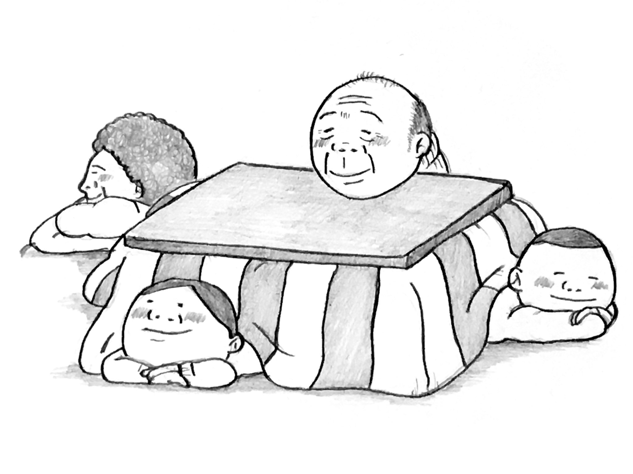 大きめこたつ☆家族の団欒に☆