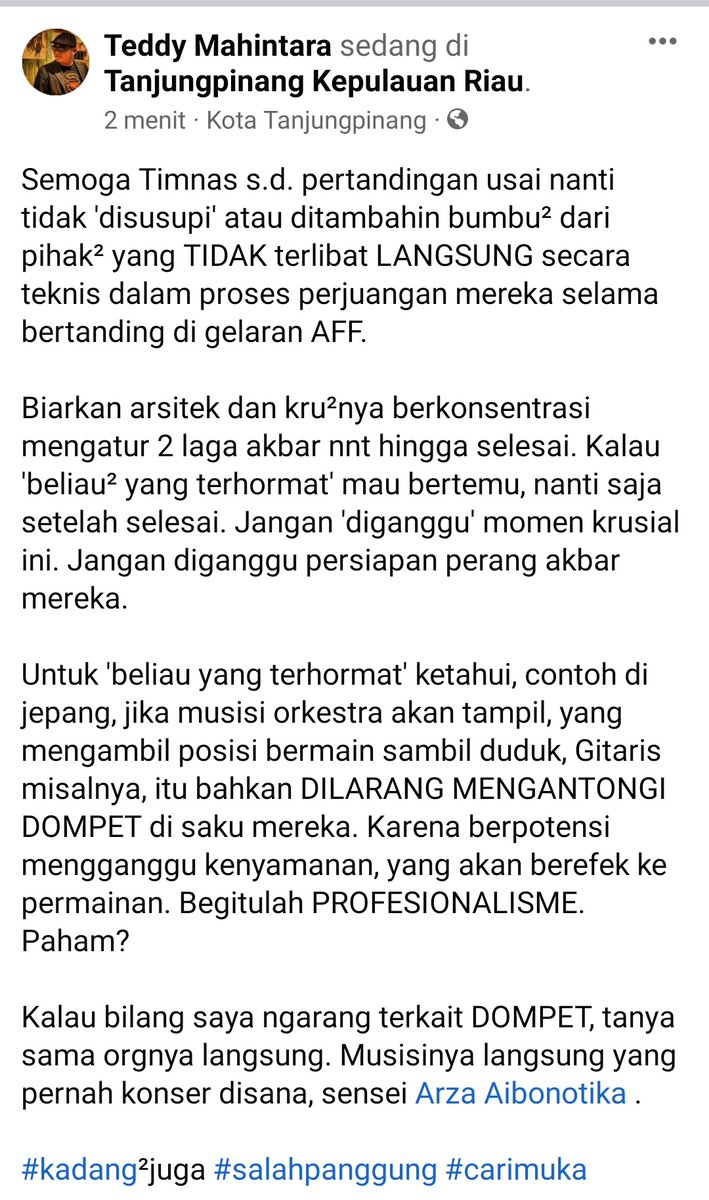 MahintaraTeddy's tweet photo. #AFFCup2020 #AFFCup #timnas #garuda #indonesia #indovsthai #FinalPialaAFF2020 https://t.co/mLjV3j3UJ0