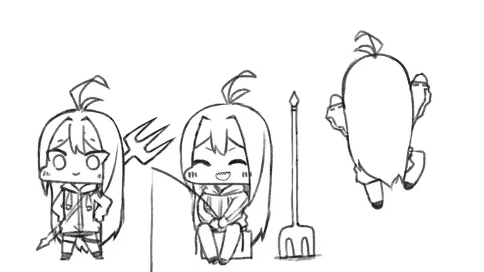 最近お絵描きがまたたのしくなってきたずぇ 