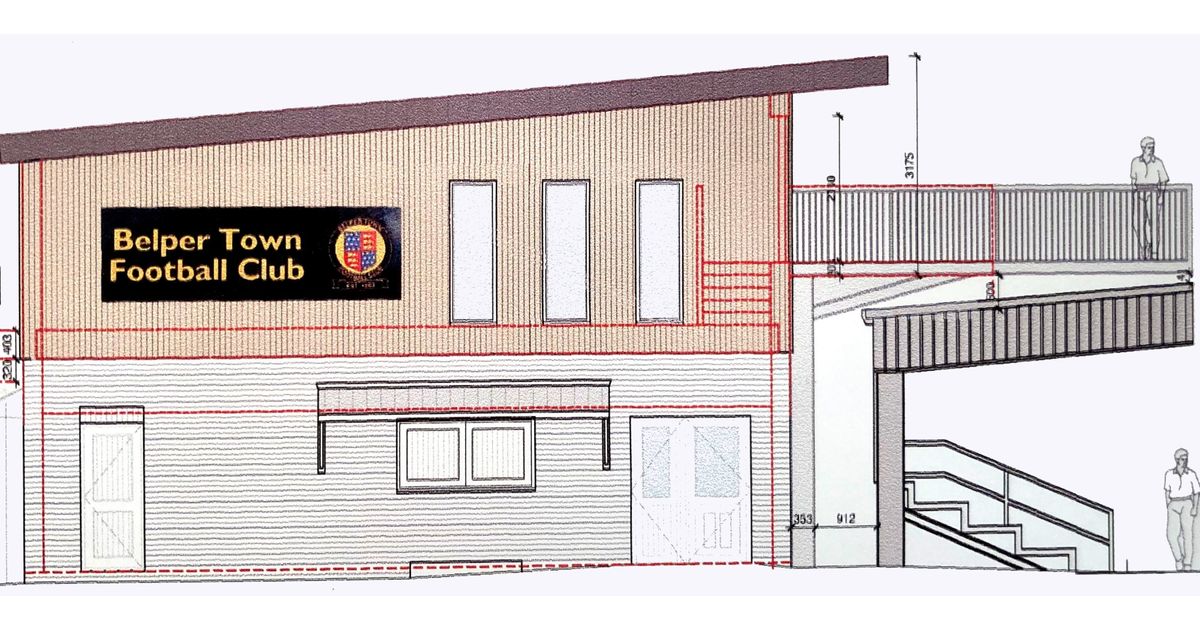 BelperTownFC's tweet photo. Stadium development plan unveiled
https://t.co/94X3mO4bty https://t.co/s3vLUr4CT6