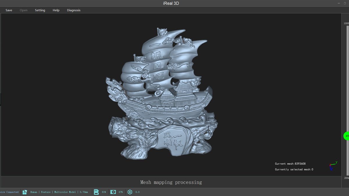 3DeVOK's tweet photo. ⛵ #Usersharing 3D Color Scanning Wood Carving with iReal 2E
🌟 Our new user practiced a quick scan of a wood carving when getting hold of #iReal2E 3D scanner the first time. The 3D model captured was great for a beginner.
#iReal3D #3dscanning #3dmodeling https://t.co/ahPjW0B3vH