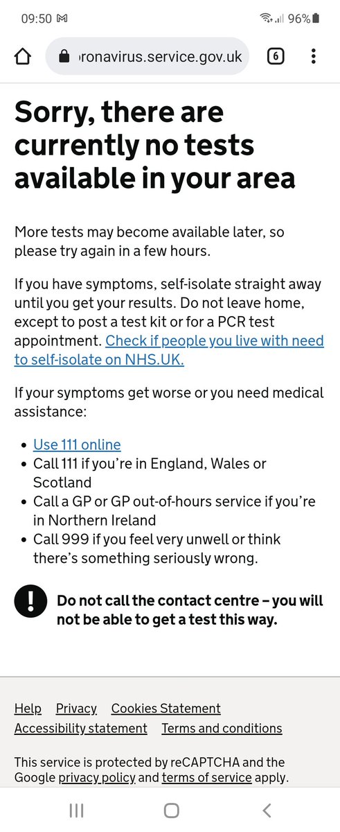 bertolah's tweet photo. Have a positive covid case in the house on a LFT, no home PCR kits available and no tests available. I hope @NicolaSturgeon gets this sorted out ASAP. Absolute shambles - how can numbers be trusted if there are no tests? #PCRtest #COVID https://t.co/V6Iq6C17jw