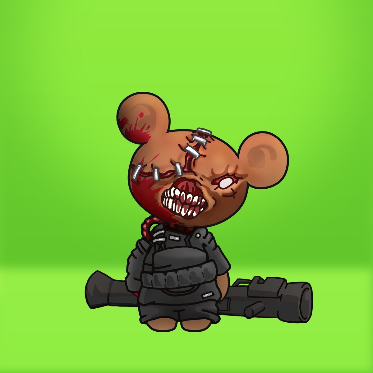 EvilTeddysNFT's tweet photo. Who's ready for a chance to pick up this Evil Teddy? Jump into our discord to find out how! #NFTcommunity #EvilTeddy #NFT https://t.co/1wxX59cQzR
