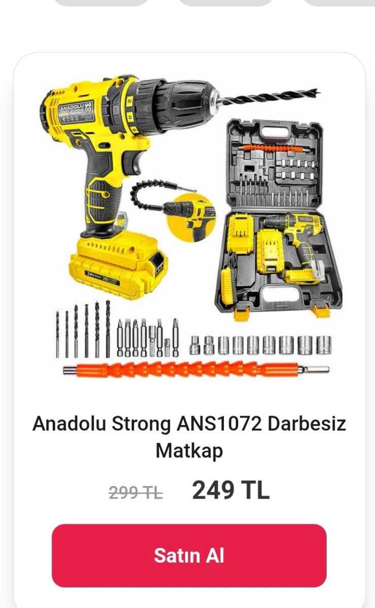 ewo1925's tweet photo. 🔥 Saatlik fırsatlar  indirimde 😍

🛒Sepette Özel İndirimler

🚚Ücretsiz Kargo Seçeneği

Hemen Alışverişe Başla.🛍 İndirimli fırsatları kacirmayin 😍😍
Ürüne git👇👇👇🎉🎉🎉🎉
https://t.co/Wed6PatFsD

#ALİŞVERİŞ #işbirliği #İNDİRİM #fırsat #trend #N11 #gittigidiyor https://t.co/jmpEqJpflN