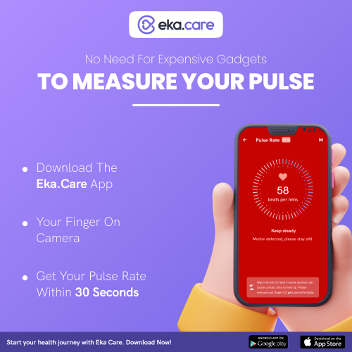 ekacareHQ's tweet photo. Now checking your #PulseRate is easier than ever. All you need is your mobile & https://t.co/6Pd6l8fxgt app to track it from the comfort of your home!
Imp: In case of irregular/abnormal pulse rate, seek medical advice from doctors.
#eka4u #HeartHealth #ekaCares4India https://t.co/JmN2nQdBTS