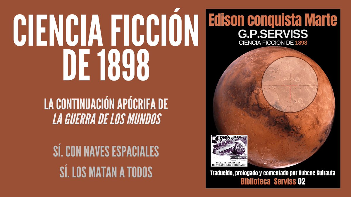 RGuirauta's tweet photo. "Edison conquista Marte" #cienciaficcion #Serviss #ServissDeModa #Marte #literatura #Wells
https://t.co/qZiCKx9tL5 https://t.co/navX2sC5VL