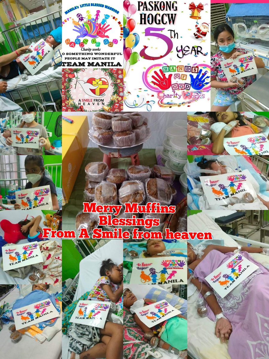 BethHogcw's tweet photo. Thank you A smile from heaven
100pcs Muffins for Manila warriors children with special needs and Confined..
#charity #handsOfGodCharityworks https://t.co/rV6XRKDXcp