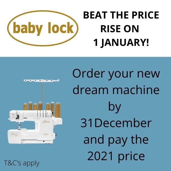 CoutureTuition's tweet photo. Start your 2022 sewing with your #babylock dream machine! Auto tension. Air-threading loopers. #babylockover #babylockcoverstitch 
https://t.co/puOhthIymr https://t.co/nmyamYYx4p