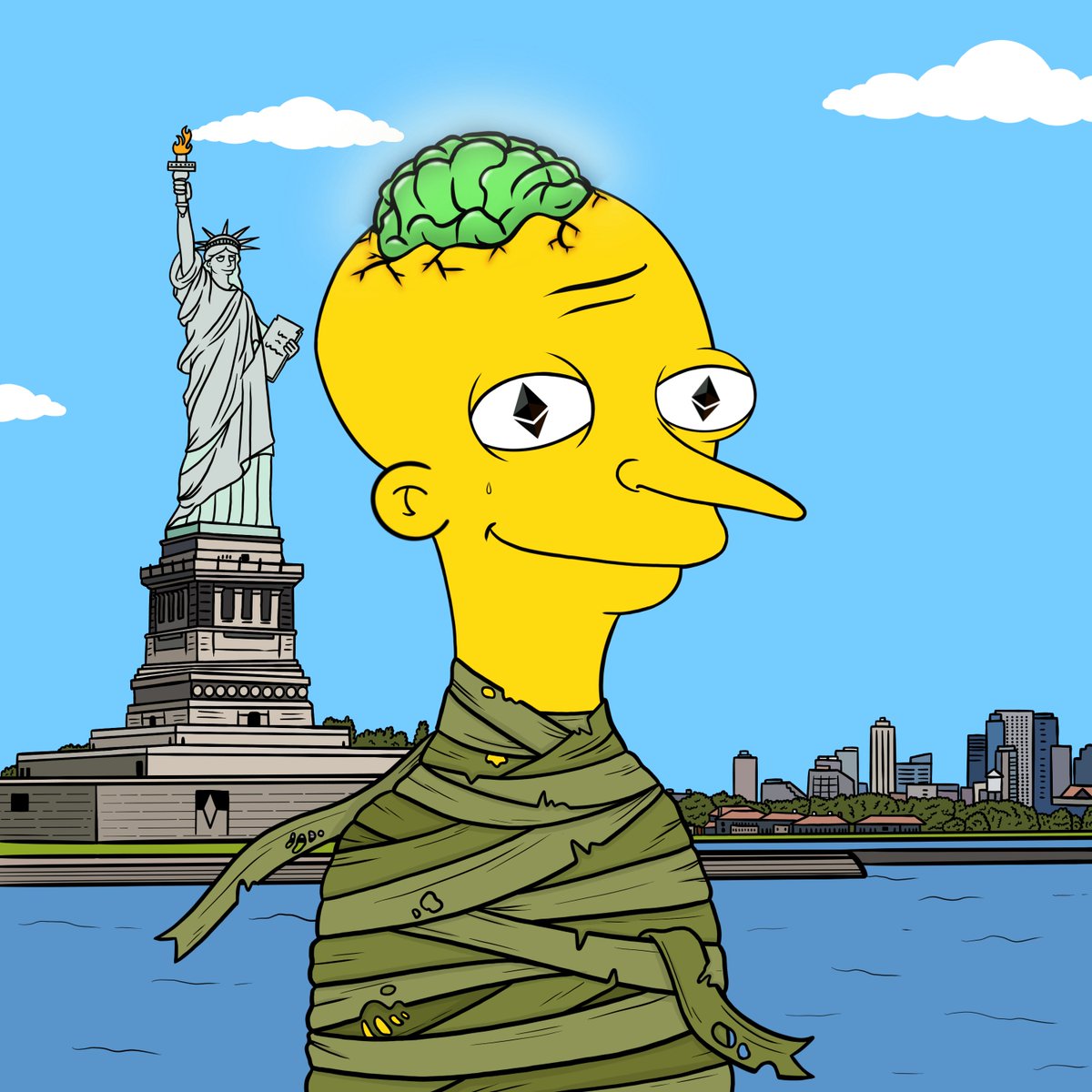 The Simpletons NFT tweet media