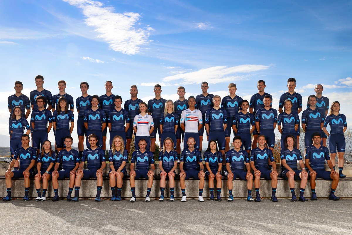 Movistar Team (@movistar_team) on Twitter photo ✨Ⓜ️🚴♂️ 𝑴𝒆𝒆𝒕 𝒕𝒉𝒆 𝟐𝟎𝟐𝟐 𝐌𝐎𝐕𝐈𝐒𝐓𝐀𝐑 𝐓𝐄𝐀𝐌 𝒓𝒐𝒔𝒕𝒆𝒓
👩👨🎮 3 teams (women / men / <a href="/Movistar_eTeam/">Movistar eTeam</a>)
👊 53 athletes
🌍 19 nationalities
📚 43 years of existence (WT's longest)
📱 Visit our brandnew website: movistarteam.com
#RodamosJuntos | <a href="/Telefonica/">Telefónica</a> ✨Ⓜ️🚴♂️ 𝑴𝒆𝒆𝒕 𝒕𝒉𝒆 𝟐𝟎𝟐𝟐 𝐌𝐎𝐕𝐈𝐒𝐓𝐀𝐑 𝐓𝐄𝐀𝐌 𝒓𝒐𝒔𝒕𝒆𝒓
👩👨🎮 3 teams (women / men / <a href="/Movistar_eTeam/">Movistar eTeam</a>)
👊 53 athletes
🌍 19 nationalities
📚 43 years of existence (WT's longest)
📱 Visit our brandnew website: movistarteam.com
#RodamosJuntos | <a href="/Telefonica/">Telefónica</a>