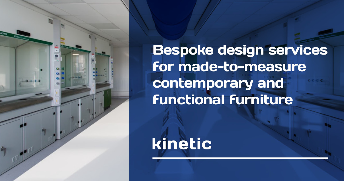 Kinetic offer a comprehensive range of laboratory furniture that can be adapted to suit the needs of all research and industrial facilities. Find out more: ow.ly/OOzG50Hi3rx