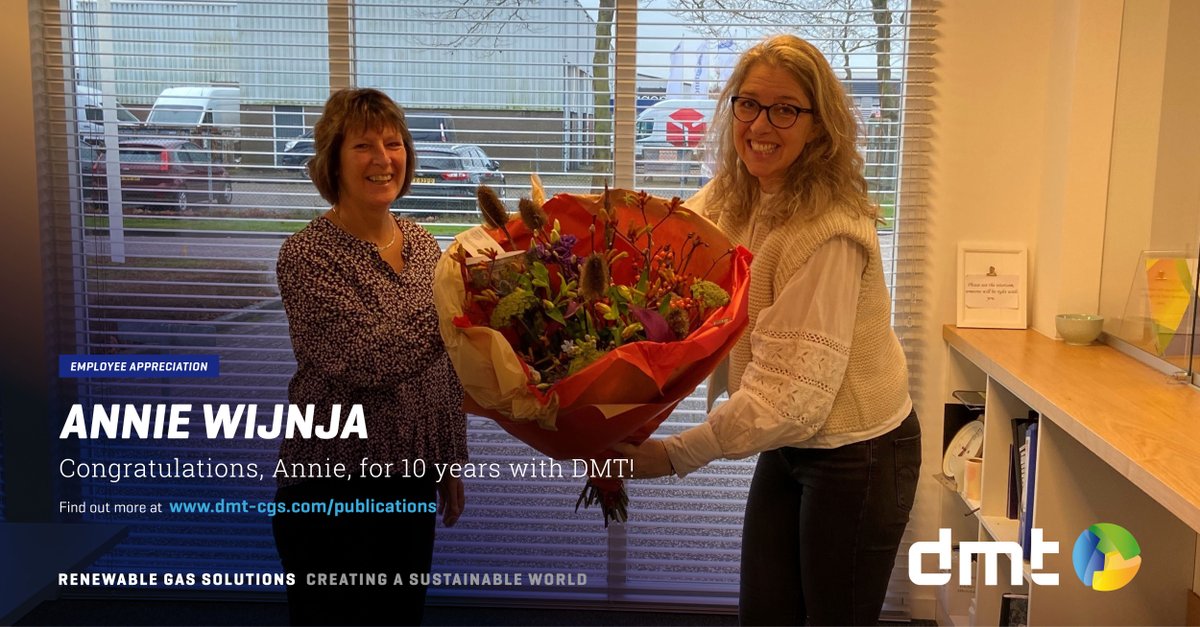dmt_et's tweet photo. Congratulations, Annie, for 10 years with DMT! We are grateful. 💐 #teamwork #dmt https://t.co/qiKsOu8GvJ https://t.co/kGwVNP86R1