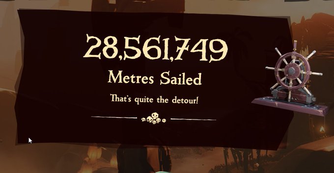 Slow year on SoT because I took a little break. but still had ALOT of fun <3 @SeaOfThieves #BeMorePirate<a href="/tag/bemorepirate"class="tags"><span>#bemorepirate</span></a>