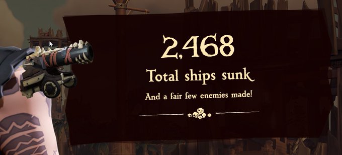 Slow year on SoT because I took a little break. but still had ALOT of fun <3 @SeaOfThieves #BeMorePirate<a href="/tag/bemorepirate"class="tags"><span>#bemorepirate</span></a>