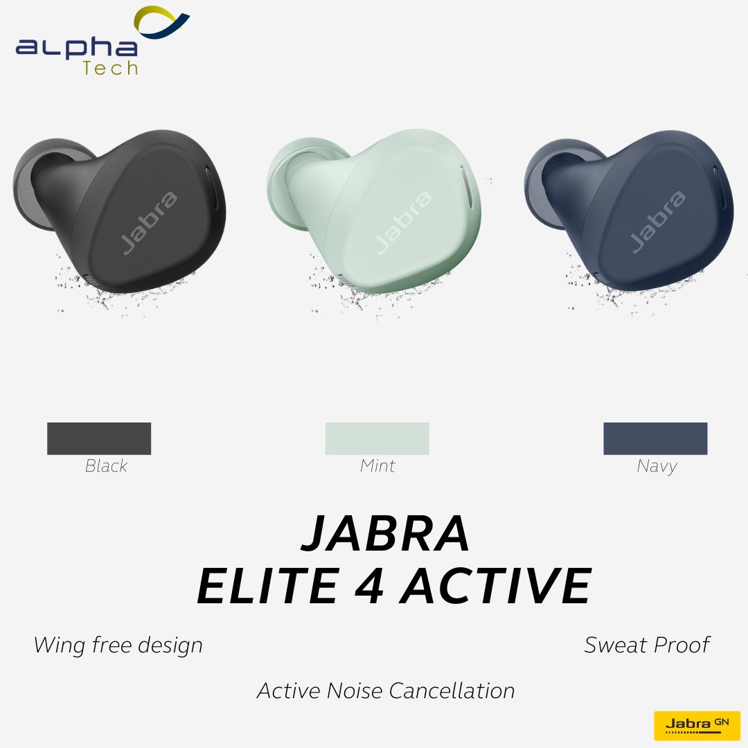 AlphatechAE's tweet photo. The Jabra Elite 4 Active is now live!!!
A wing-free ergonomic design, that is meant for the active in you! A earbud that is perfectly designed with outstanding bass for music and seamless connectivity for calls!
#alphatechae #jabra #newlaunch #elite4active #Gym #earbuds https://t.co/ZBwd5bJU3Q