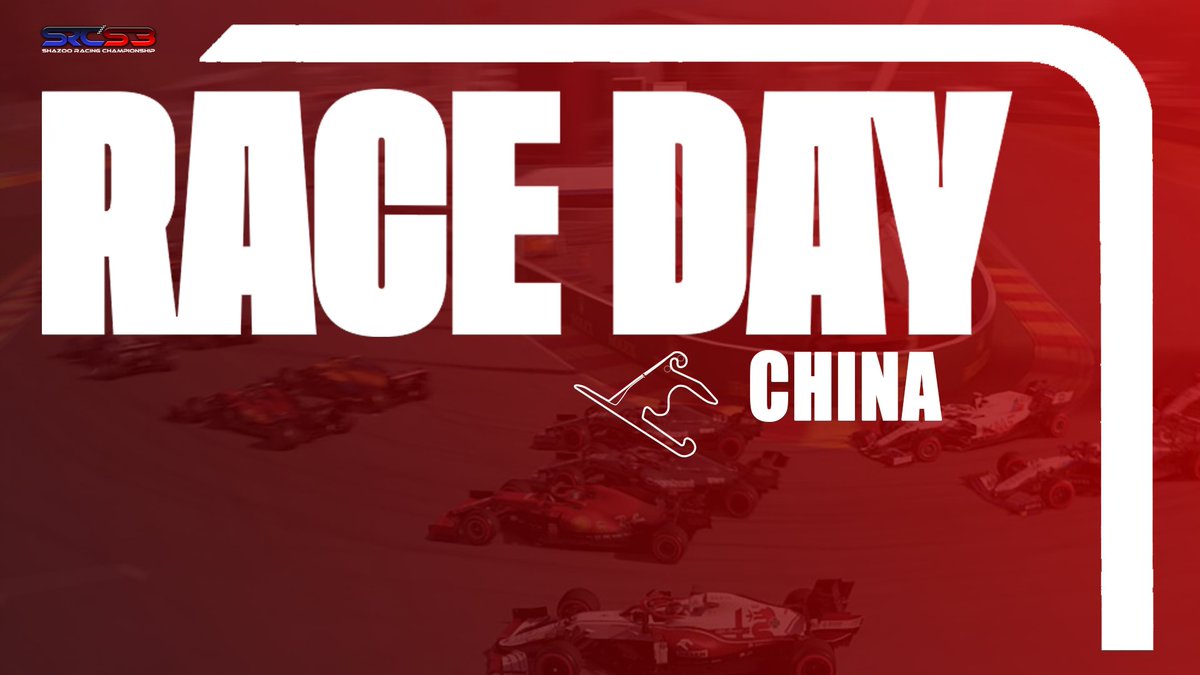 RACE DAY | #SRCF1 

We return for Round 8 here at the recently included China! Swapping in for Spain, this track sees its 2nd outing in SRC first race being in S1.

Comms:
@PSR_Jish 
<a href="/VSG_Beacon/">Bradley 🏎🎙</a> 

Twitch.tv/TeamShazoo
8PM