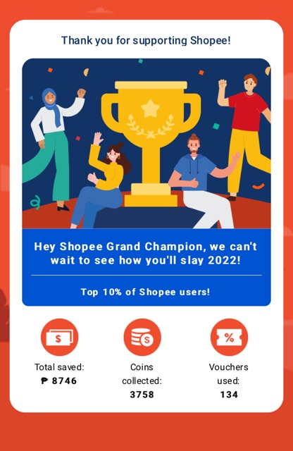 Head in-app and discover you #2021ShopeeHighlights  shp.ee/i8ge5fje3j5