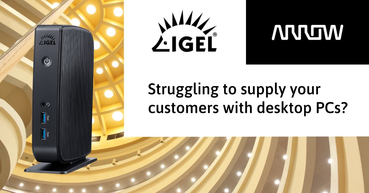 The UD2 from <a href="/IGEL_Technology/">IGEL</a> is a powerful cost-effective endpoint solution for #cloud workspaces.

This special edition model offers an economical and productive solution for secure access to apps, data &amp; workflows in a digital workspace.

Find out more: arw.li/6011JUz6P