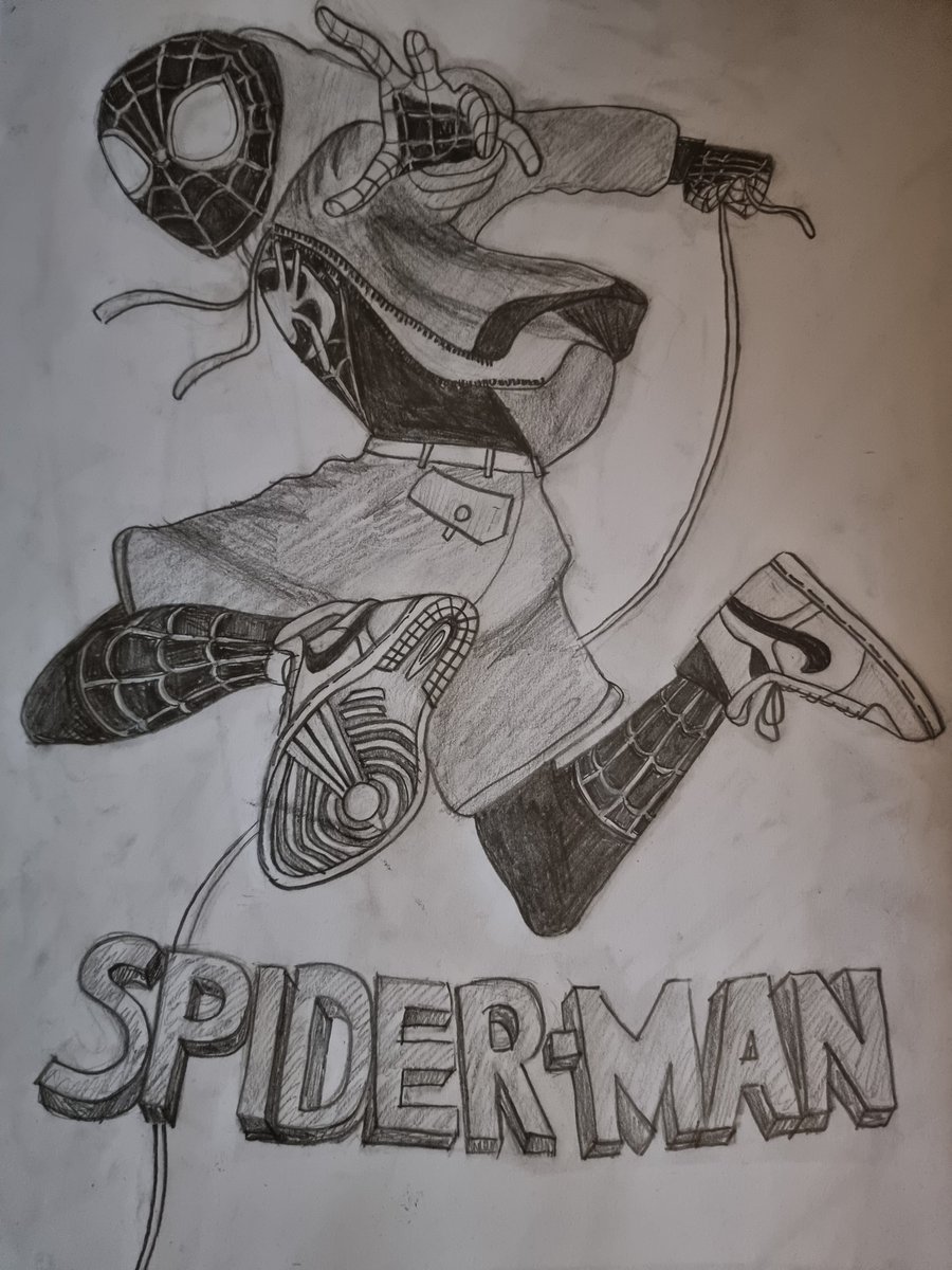 Drawing of Miles Morales I just made.