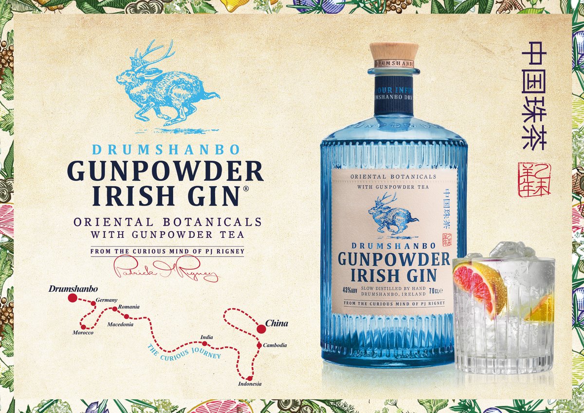 The 'Curious Journey of a Curious Mind'. Every delicious drop distilled at The Shed Distillery,Drumshanbo with oriental botanicals & gunpowder tea. 

#AdventureTime #journey #curious #Exotic #ExtraordinaryEscapes #drinkresponsibly