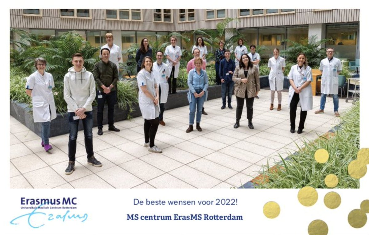 Team MS center #ErasMS wishes you health and happiness in the new year! erasms.nl