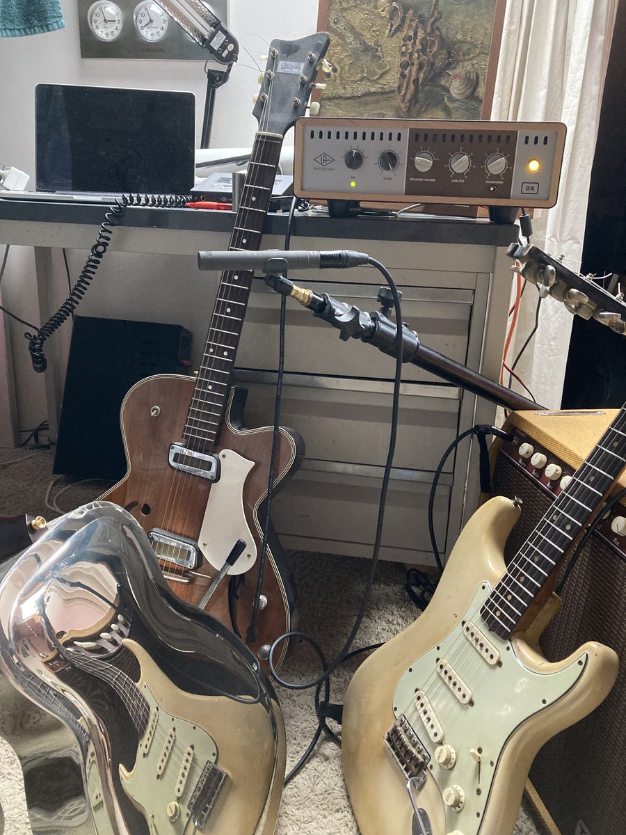 Recording at home for <a href="/Banabila/">Michel Banabila</a>