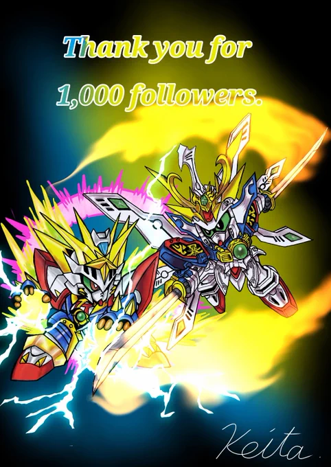 #年の瀬に渾身のイラスト晒すのでフォローしてください
#SDガンダム
フォローして下さい笑!!
お願いします🙇🙇🙇 