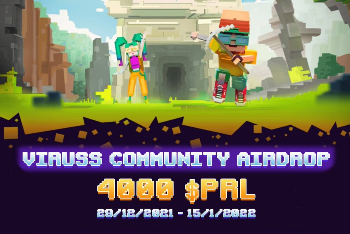 <a href="/ViruSsCommunity/">ViruSs Community</a>  #Airdrop The Parallel ( $PRL )

💰Phần thưởng: 4000 $PRL
🏆 Winners: 60
📅29/12/2021 - 15/01/2022
Tham gia: gleam.io/Hq9K6/viruss-c…

#ViruSsCommunity #ViruSs #NFT #Crypto #NFTGame #TheParallel
