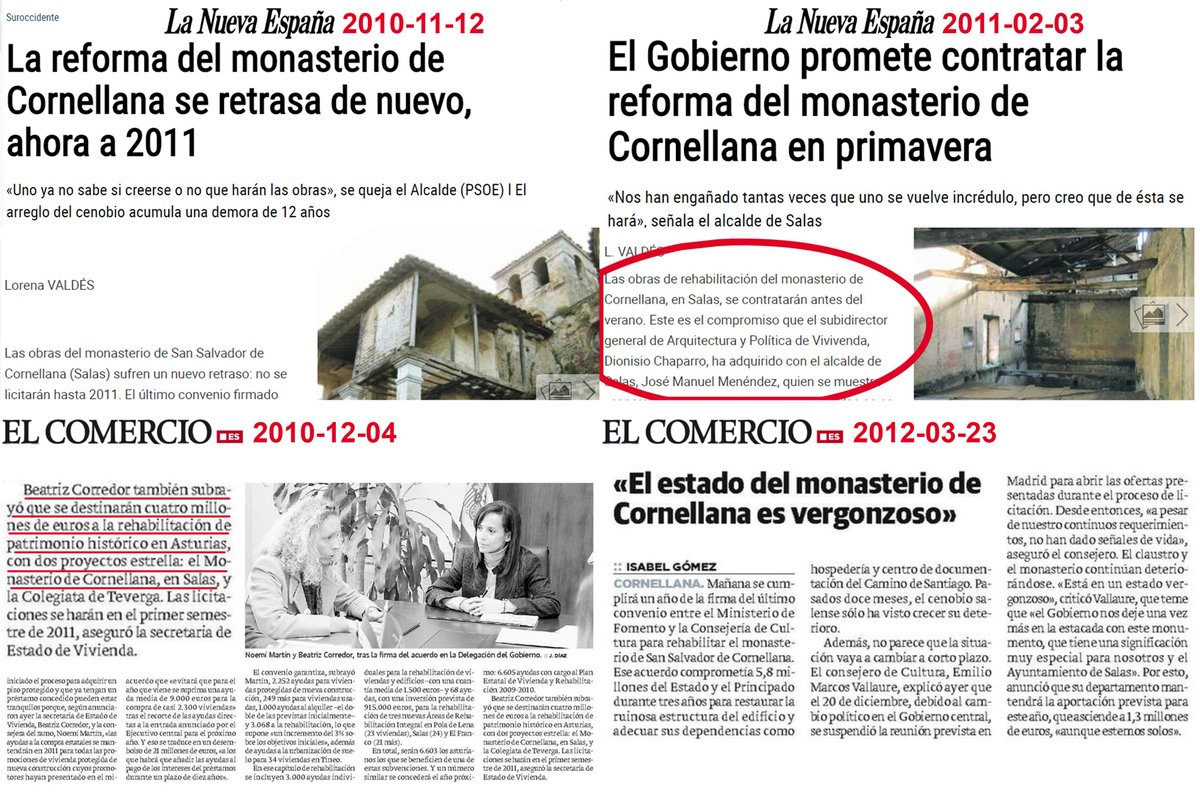 ValielaDavid's tweet photo. La noticia de ayer sobre la venta del Monasterio de #Cornellana era una inocentada, lo que no es broma es su estado de abandono y ruina. La cantidad de noticias sobre su rehabilitación desde hace décadas y que aún no se ha realizado completamente, eso es una broma de mal gusto. https://t.co/gMUNnav2IX