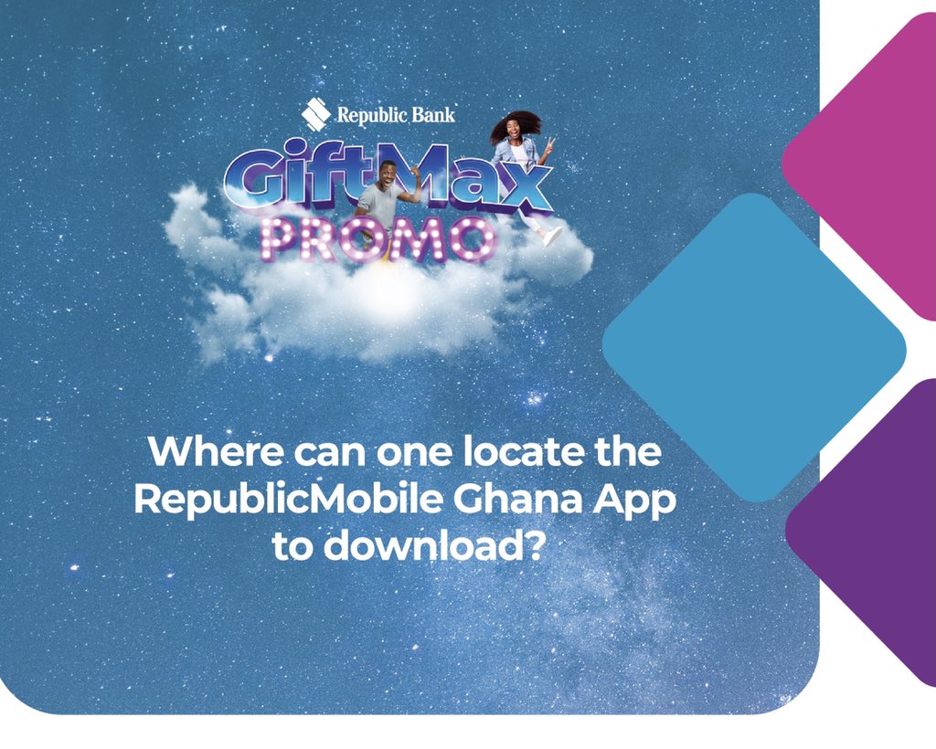 RepublicBankGh's tweet photo. Our GiftMAX promo ends today.
We will be announcing our winners soon…
Answer the question correctly and win amazing gifts from us 
Remember to follow all our social media pages for more.
The winner will be randomly selected and contacted.
#republicghana
#giftmax https://t.co/Goa6aNfWtc