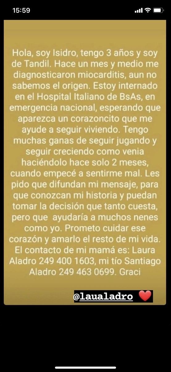 Ayudemos a Isi! ❤️❤️❤️