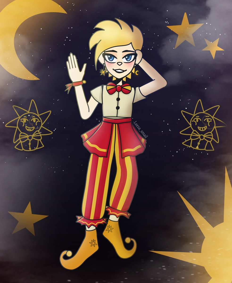 Leeza_Smail's tweet photo. 🌝✨✨ #FNAF #fnaffanart #fnafart #fnafsunrise #SecurityBreach #fnafsb https://t.co/cymbAvxICy