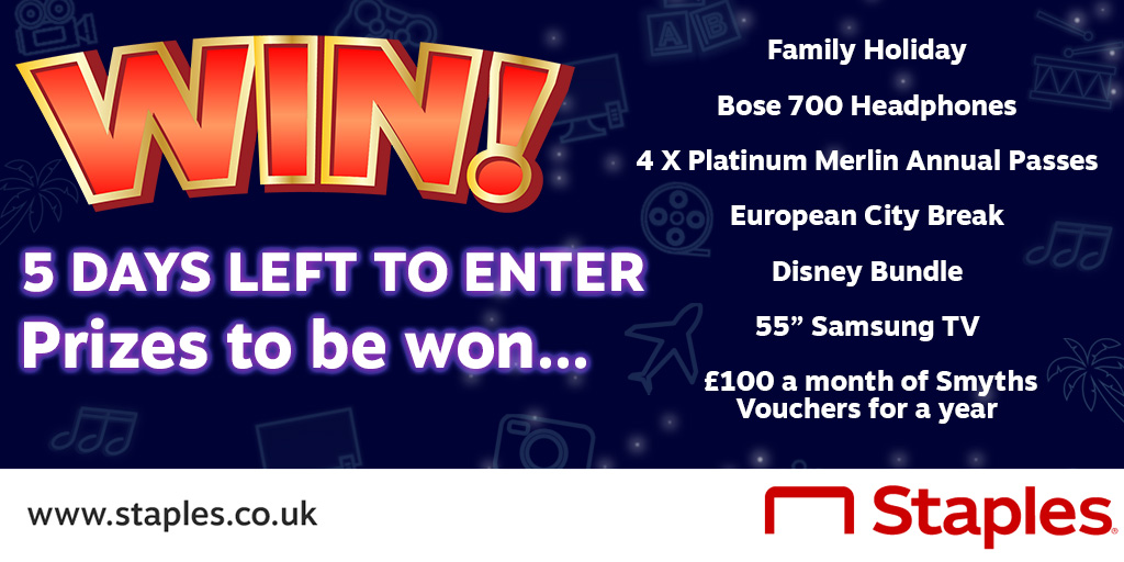 Staples UK tweet media
