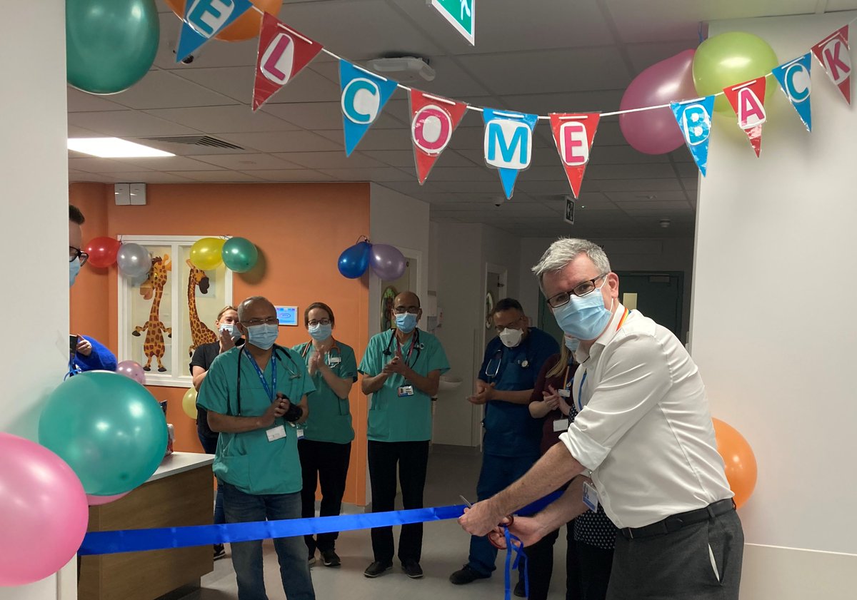 BHRUT_NHS's tweet photo. We’ve opened our revamped Children’s ED at King George Hospital, which is better equipped to care for poorly children. Our CE, @matthewtrainer: ‘We need to make sure our fantastic clinicians have a workplace that does justice to the care they deliver.' https://t.co/6PU4AEsSYb https://t.co/rKs523xlUY