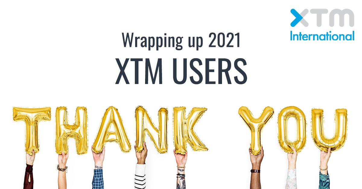 xtmintl's tweet photo. XTM USERS
Thank you for your support and trust in XTM Cloud to enable your business to Speak to the World. We’ve come a long way in 2021, and #2022 will see more groundbreaking language technology.
#speaktotheworld #xtmcloud #l10n #translation https://t.co/t39ixEWRDG