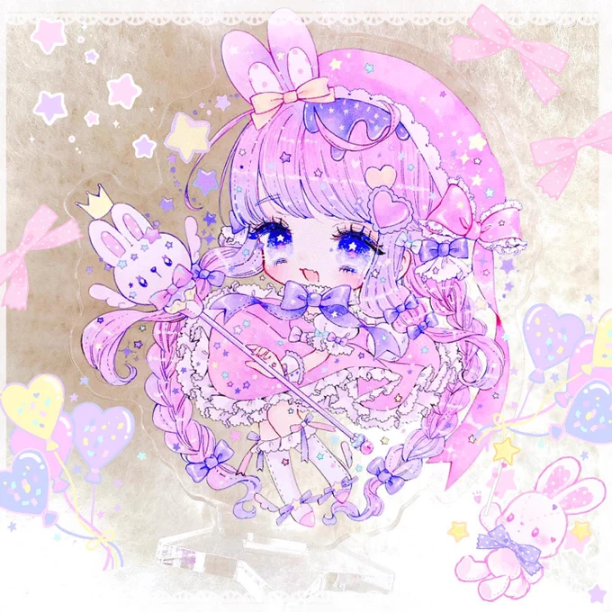 🎀♡WEBSHOP OPEN♡🎀
・2021年12月29日 21:00〜
 2022年 1月9日    23:59まで✨
期間限定で通販いたします♡アクリルスタンド・キーホルダー・キラキラポストカード・複製原画など🧸💕✨
是非是非よろしくお願いします♡

https://t.co/tgGmmxpD7T 
