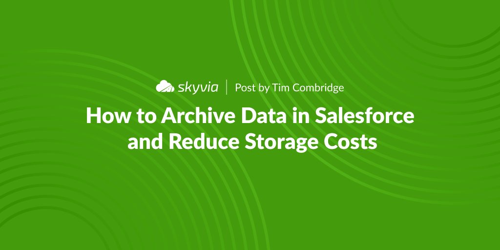 SkyviaService's tweet image. For the upcoming year 2022 we have prepared a useful post for you on how to archive Salesforce data to reduce the storage costs: bit.ly/3Fhu2aS
#salesforcebackup #salesforcedata #salesforce #SFDC #SKYVIA #dataarchiving