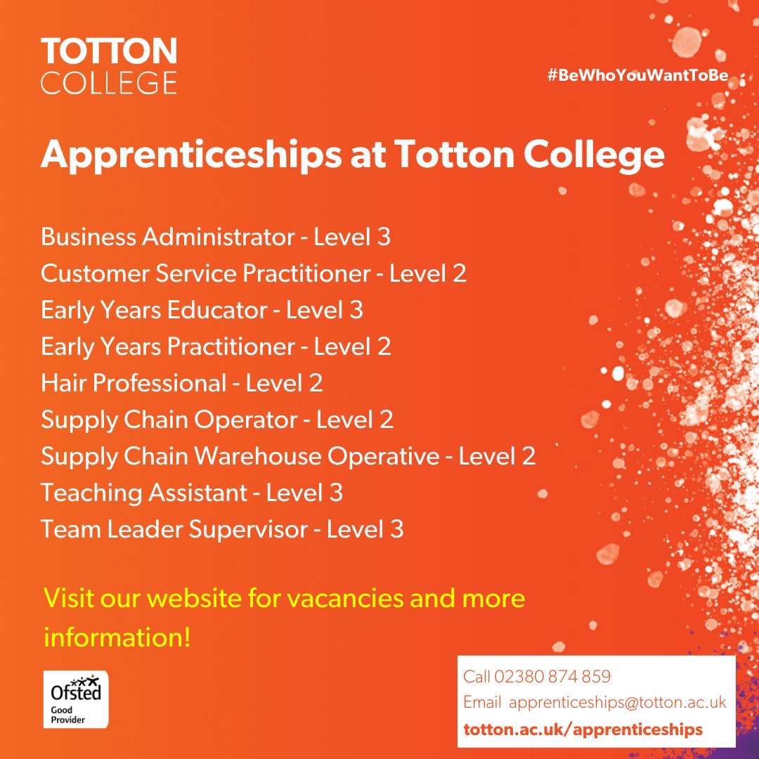 We have a huge range of apprenticeships available for a January start! If you are interested in starting a new career, or up skilling and earning an industry recognised qualification, all whilst earning money, enquire today! ow.ly/wwy750HhxLM
