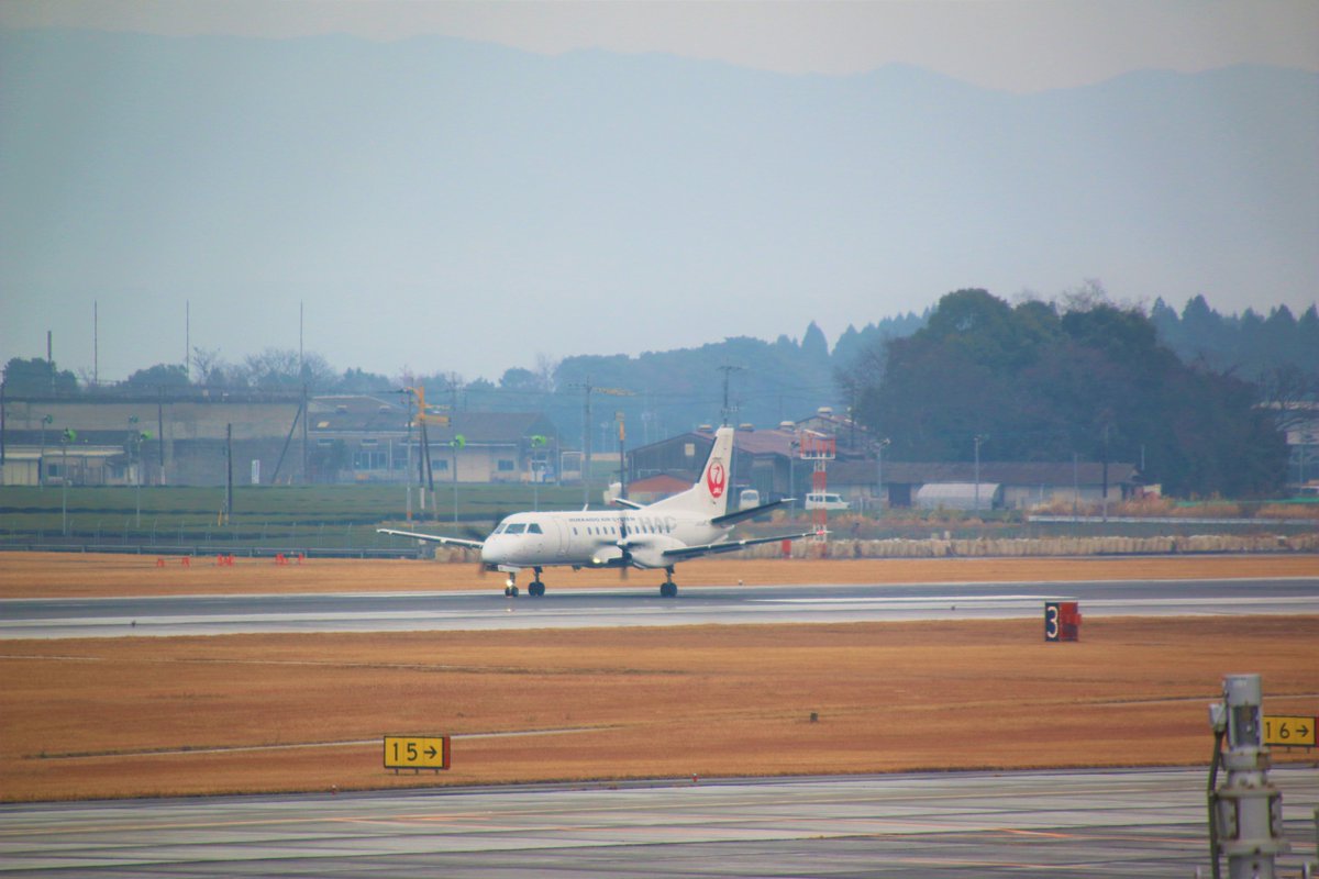 shimayan118's tweet photo. この日の #HAC #SAAB340B #JA02HC の #鹿児島空港 着陸の写真を追加でご紹介。 https://t.co/3fuRh9N7Qj