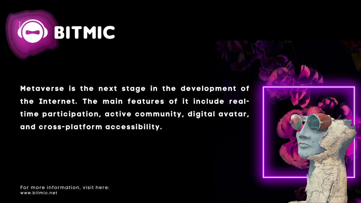 Metaverse began to gain traction outside the entertainment industry and began to penetrate the mainstream market. BITMIC platform allows users to immerse themselves in virtual reality. 

#Bitmic #blockchain #Entertainment #music #art #crypto #investment #technologynews
